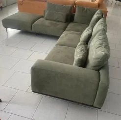 Md work Divano Divano mod italia in nabuko anti macchia   a PREZZO OUTLET scontato del 52%- Divani