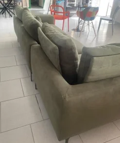 Md work Divano Divano mod italia in nabuko anti macchia   a PREZZO OUTLET scontato del 52%- Divani