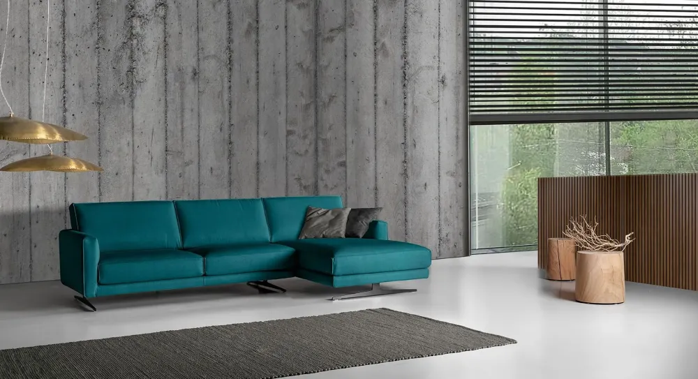 Divano Divano mod-gass rivestito in tessuto di exco' in promo-sconto del 50% in OFFERTA - 50%^Excò Outlet