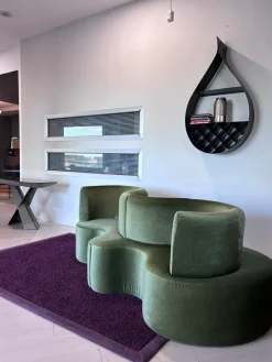 Divano Divano modulare cloverleaf in Tessuto a prezzo scontato^Venier Discount