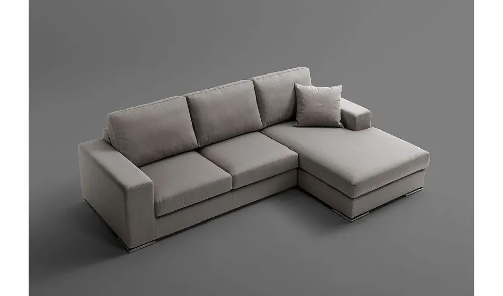 Divano Divano mod.virna rivestito in tessuto in promo-sconto del 50% in Tessuto sfoderabile di scontato 50%^Excò