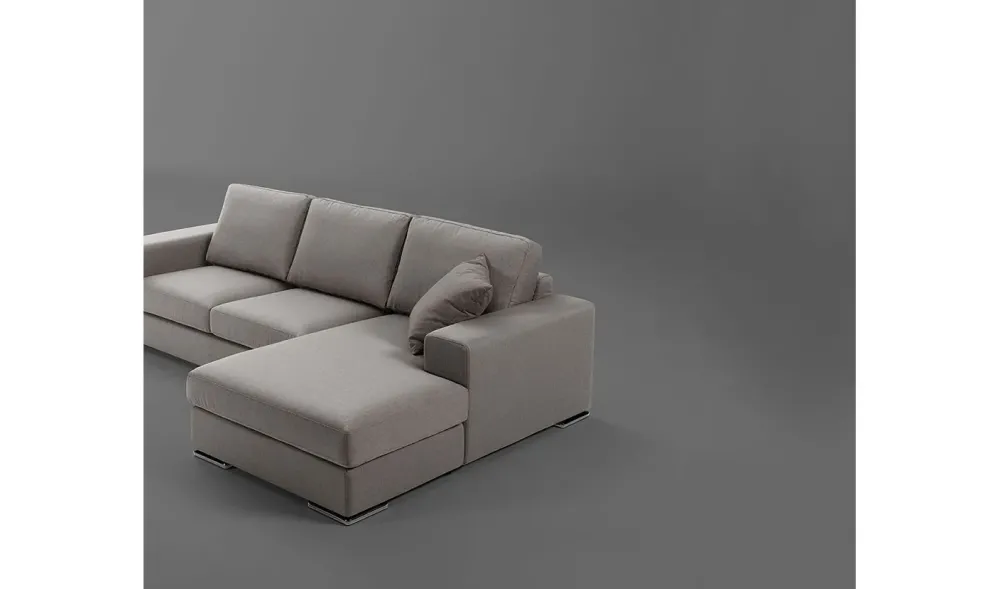 Divano Divano mod.virna rivestito in tessuto in promo-sconto del 50% in Tessuto sfoderabile di scontato 50%^Excò