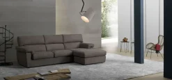 Divano Divano mod.williams con chaise-longue in promo-sconto del 50% a PREZZO OUTLET scontato del 48%^Excò Outlet