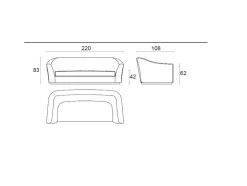 Md work Divano Divano nabuk alta qualità in Offerta Outlet- Divani