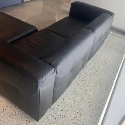 Md work Divano Divano pelle e piuma come foto a PREZZO OUTLET scontato del 58%- Divani