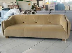 Md work Divano Divano pronta consegna luxury acciaio velluto in Offerta Outlet- Divani