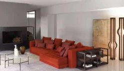 Flou Divano Doze in Tessuto sfoderabile  a prezzo riservato- Divani