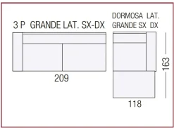 Egoitaliano Divano Gloria PREZZI OUTLET sconto 55%- Divani