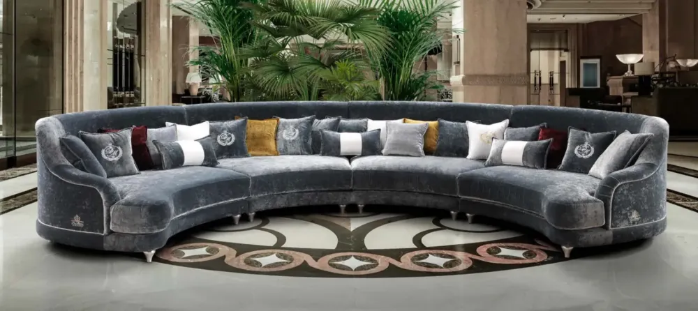 Md work Divano elisir tessuto in misto piuma in Offerta Outlet- Divani