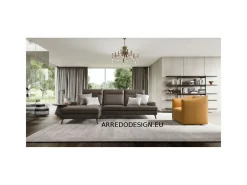 Discount Divano Emmet pelle in poliuretano   a prezzo Outlet Divani