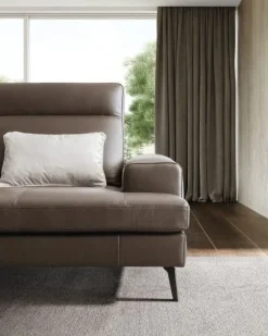 Discount Divano Emmet pelle in poliuretano   a prezzo Outlet Divani