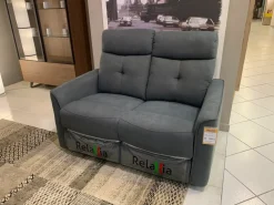 Divano Enea tessuto in poliuretano   in Offerta Outlet^Relaxia Sale
