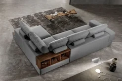 Divano Divano mod-lerroy rivestito in tessuto ad angolo,in promo-sconto del 50% PREZZI OUTLET sconto 50%^Excò Outlet