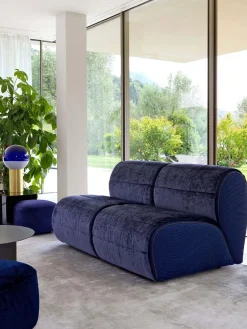 Flou Divano Flora in Tessuto a prezzo scontato- Divani