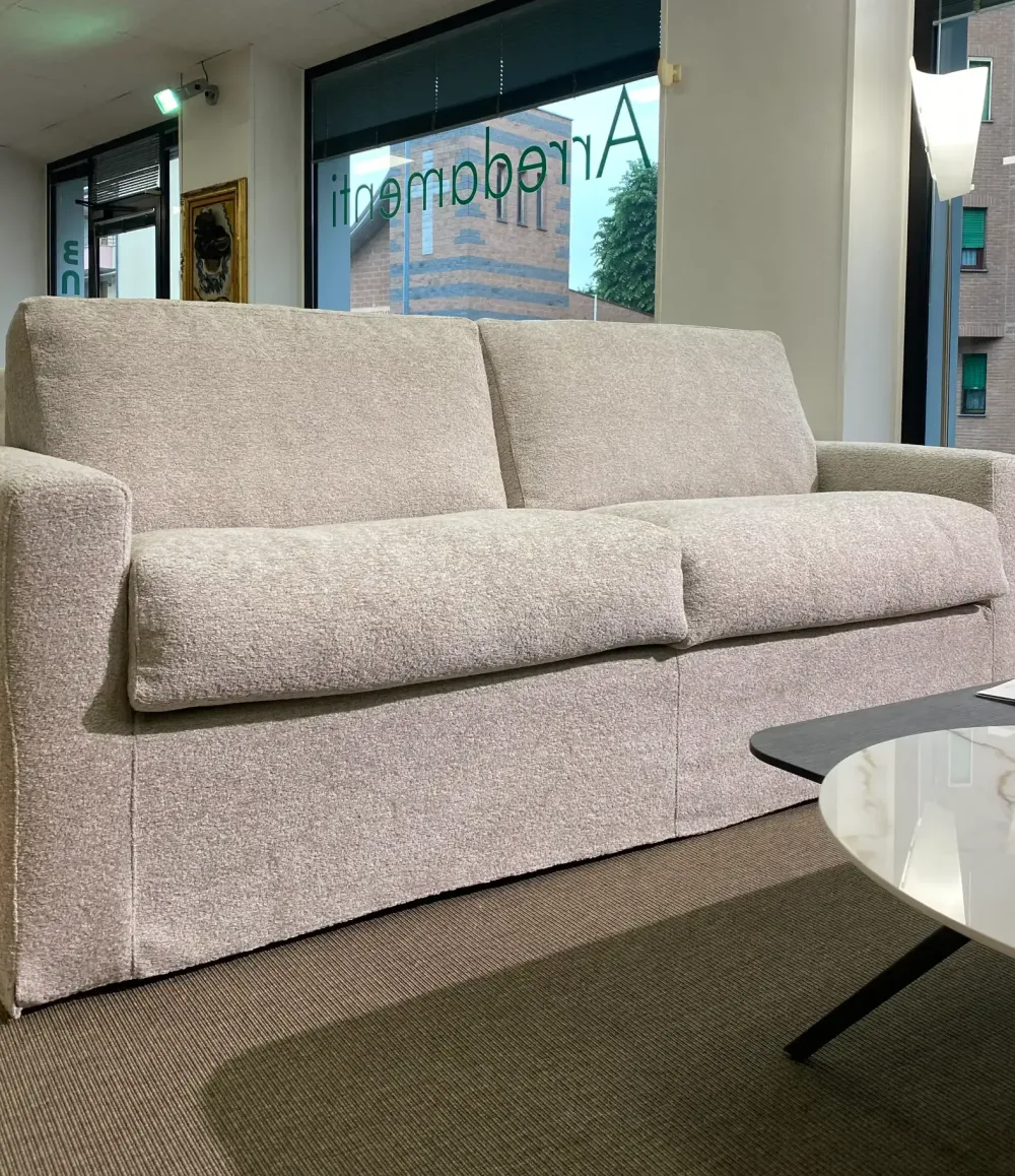 Divano Fly in Tessuto sfoderabile di scontato 25%^Artigianale New