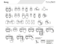 Franco Ferri Divano in Microfibra a prezzo scontato- Divani
