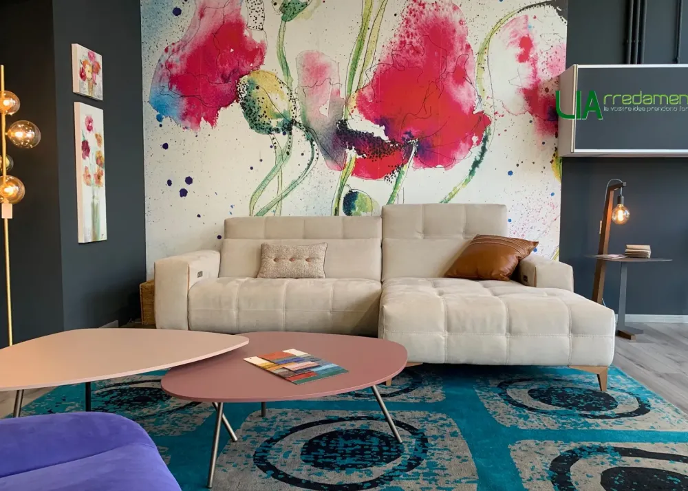 Divano in Microfibra stile design modello Tiffany scontato - 32% Divani