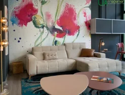 Divano in Microfibra stile design modello Tiffany scontato - 32% Divani