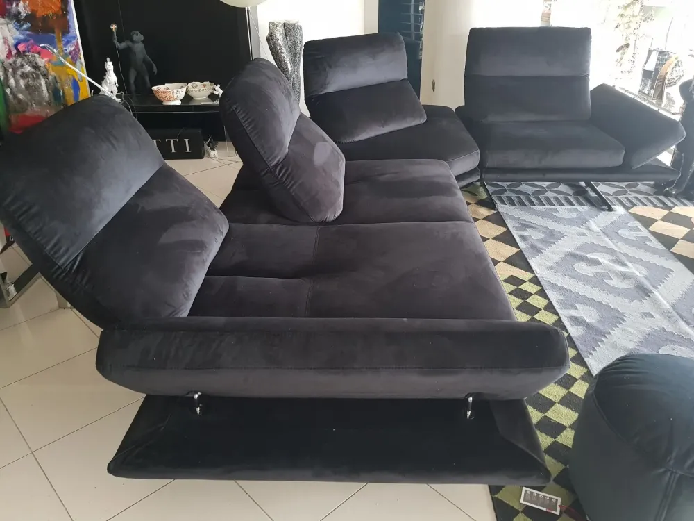 Divano in Microfibra stile design modello Chamonix scontato - 49%^Nicoletti Home Outlet