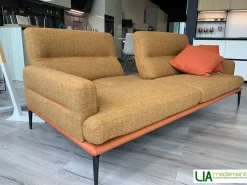 Clearance Divano in Microfibra stile moderno modello Feng° scontato - 35% Divani