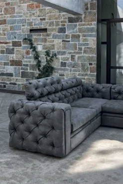 Sale DIVANO IN PELLE NABUK LUSSO Divani