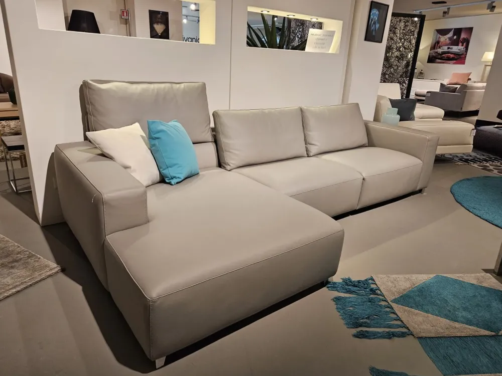 Divanidea Divano in Pelle stile moderno modello Horizon scontato - 32%- Divani