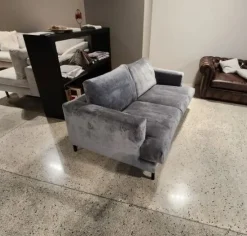 New Divano in piuma pronta consegna tessuto firmato alessandro bini in Tessuto a prezzo scontato Divani