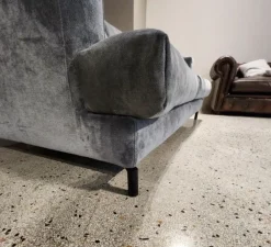 New Divano in piuma pronta consegna tessuto firmato alessandro bini in Tessuto a prezzo scontato Divani