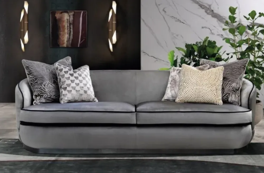 Best Divano in Tessuto Divano velluto e acciaio Divani