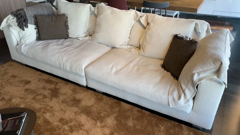 Hot Divano in Tessuto modello Nebula nine sofa 280x110 fiber a prezzo riservato Divani