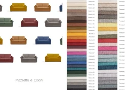 Divano in Tessuto stile design modello Beta scontato - 39%^Mobilificio Bellutti Best