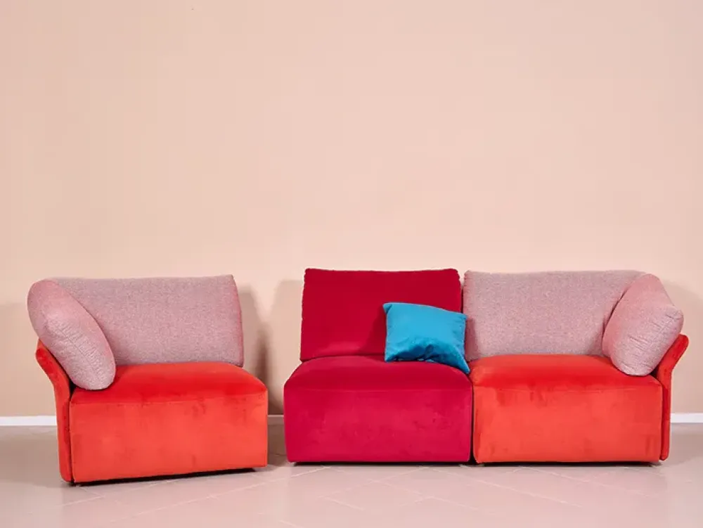 Divano in Tessuto stile design modello Ibis_2 art. 1156_2 scontato - 60%^Calia