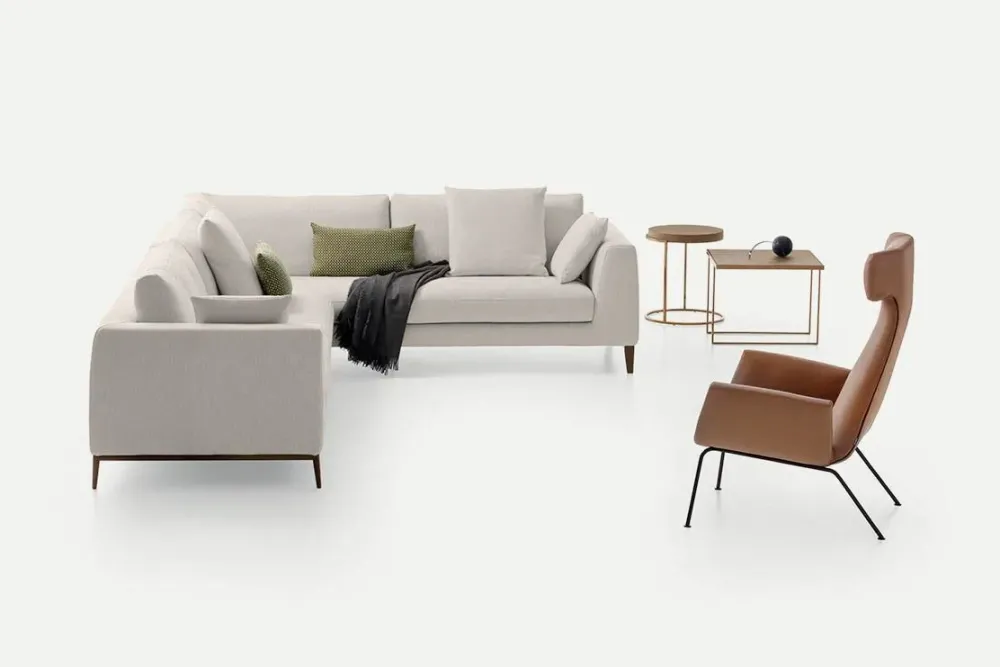 Divano in Tessuto stile design modello Time scontato - 30%^Pianca Sale