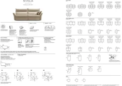 Rosini Divano in Tessuto stile design modello Siviglia scontato - 30%- Divani