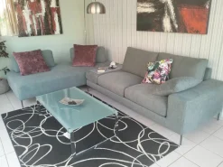 Biba Salotti Divano in Tessuto stile design modello Tangram silver scontato - 42%- Divani