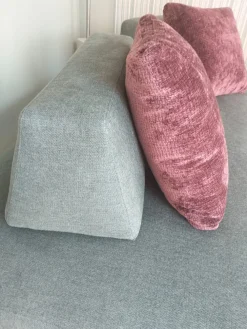 Biba Salotti Divano in Tessuto stile design modello Tangram silver scontato - 42%- Divani