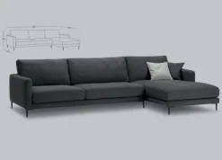 Excò Divano in Tessuto stile moderno modello Dry scontato - 30%- Divani