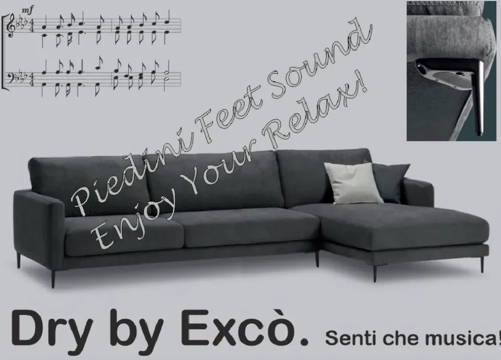 Excò Divano in Tessuto stile moderno modello Dry scontato - 30%- Divani