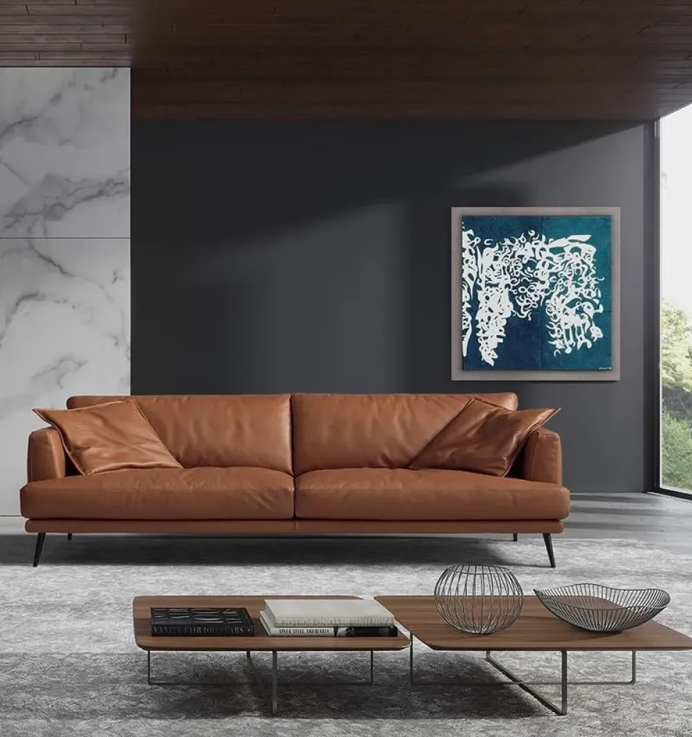 Divano in Tessuto stile moderno modello Sophia lineare scontato - 40%^Collezione esclusiva Sale