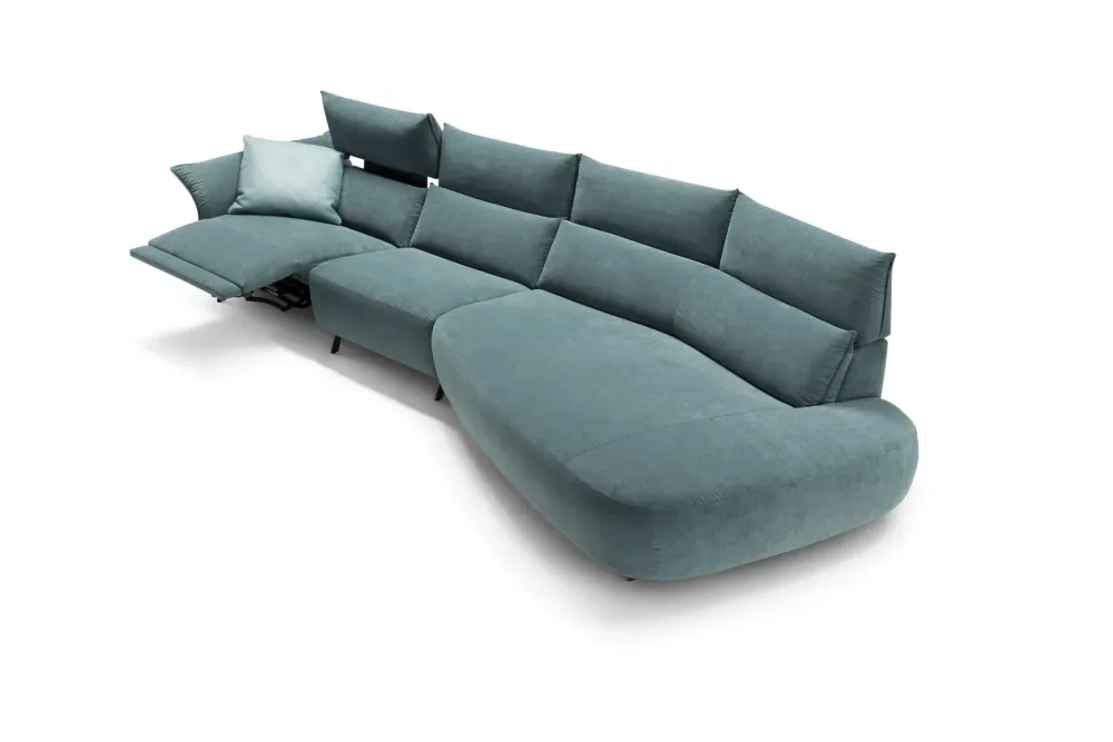 Divano in Tessuto stile moderno modello Divano levi scontato - 25%^Franco Ferri Outlet