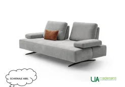 Divano in Tessuto stile moderno modello Asso scontato - 37% Divani