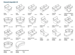 Collezione esclusiva Divano Irene 3 posti, Tessuto esclusivo, 740€. Acquista ora!- Divani