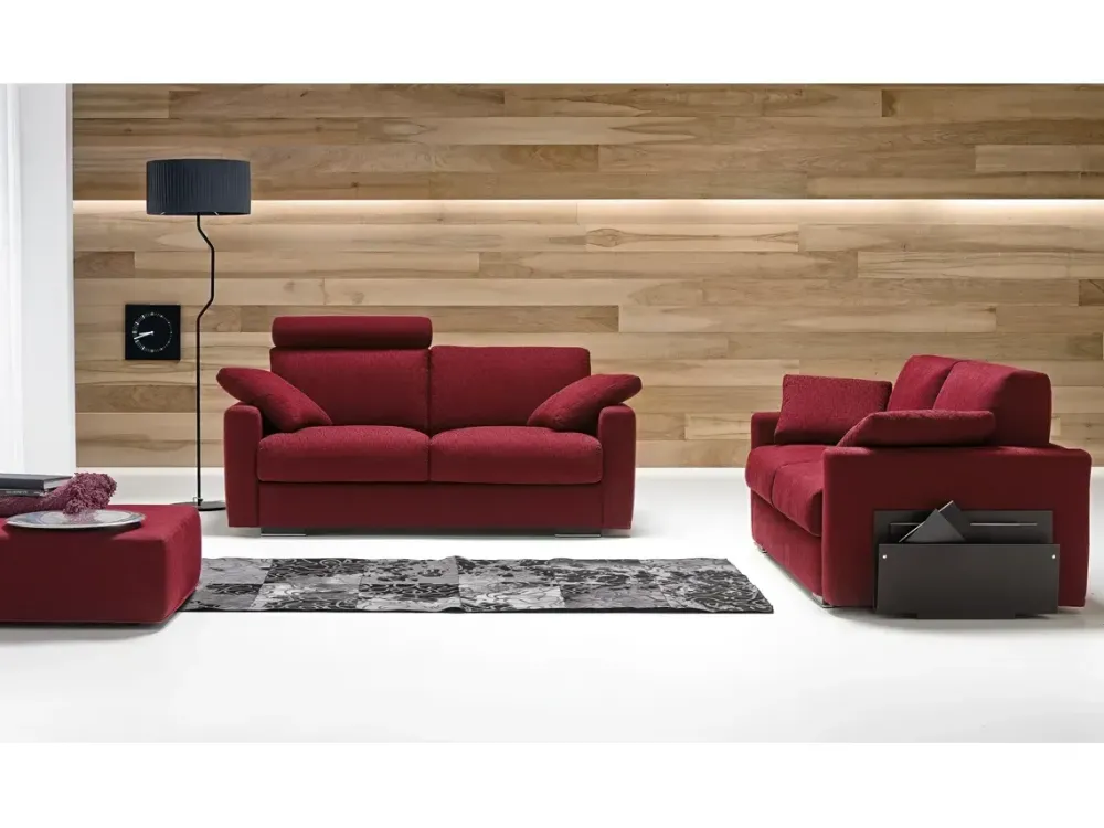 Divano Kendo tessuto in poliuretano in Offerta Outlet^Samoa Best