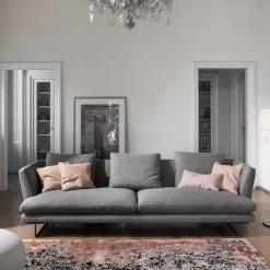 Divano Lars tessuto in poliuretano in Offerta Outlet^Bonaldo Online