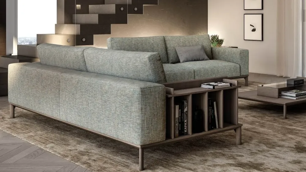 Best Divano Leonard in Tessuto sfoderabile di scontato 30% Divani