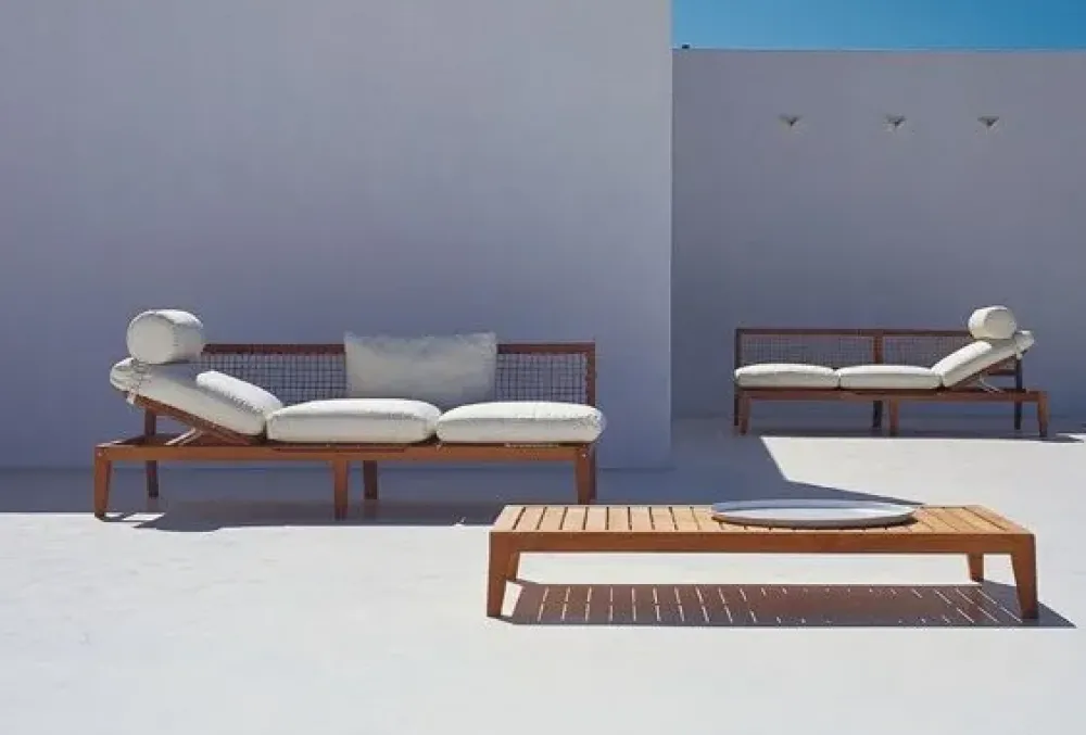 Outlet Divano Lettino Luxury di per interni. Pronta consegna, scontato! Divani Da Giardino