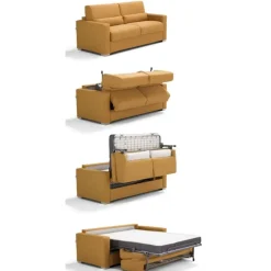 Divano letto Barbara in Tessuto a 1284€^Vis comoda Hot