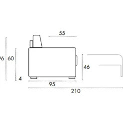 Vis comoda Divano letto Berlino-f a prezzo ribassato- Divani Letto|Divani
