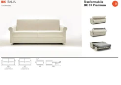 BK salotti Divano letto Bk 07 Premium a prezzo scontato!- Divani Letto|Divani