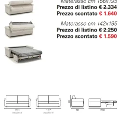 Divano letto Bk08premium in Offerta Outlet^Bikappa Online